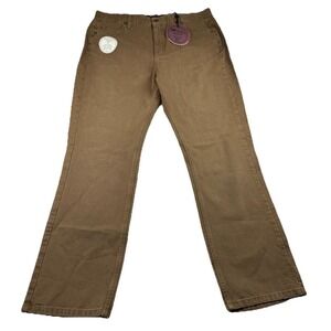 Lee | riveted Ultimate 5 Jeans. Size 18 M, 32" Inseam, Straight Leg, NWT Brown